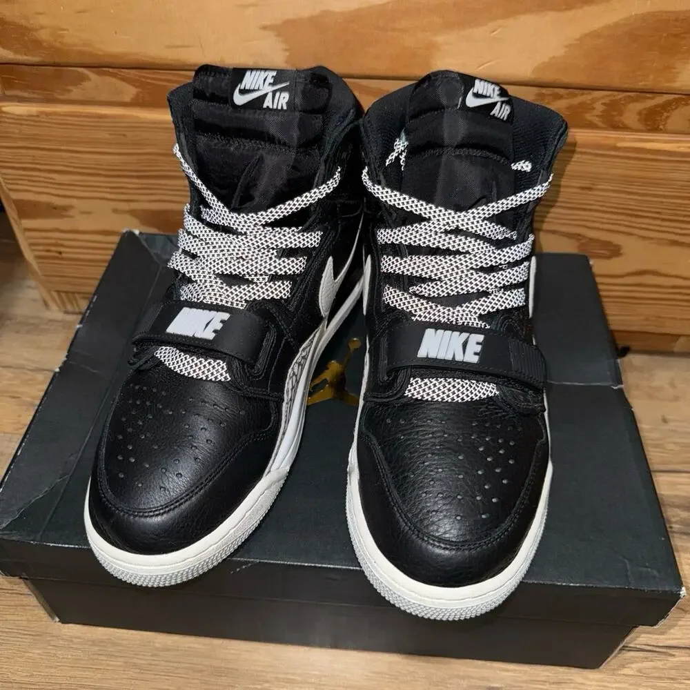 Air Jordan Legacy 312 Black White Cement AV3922-001 Size 11.5